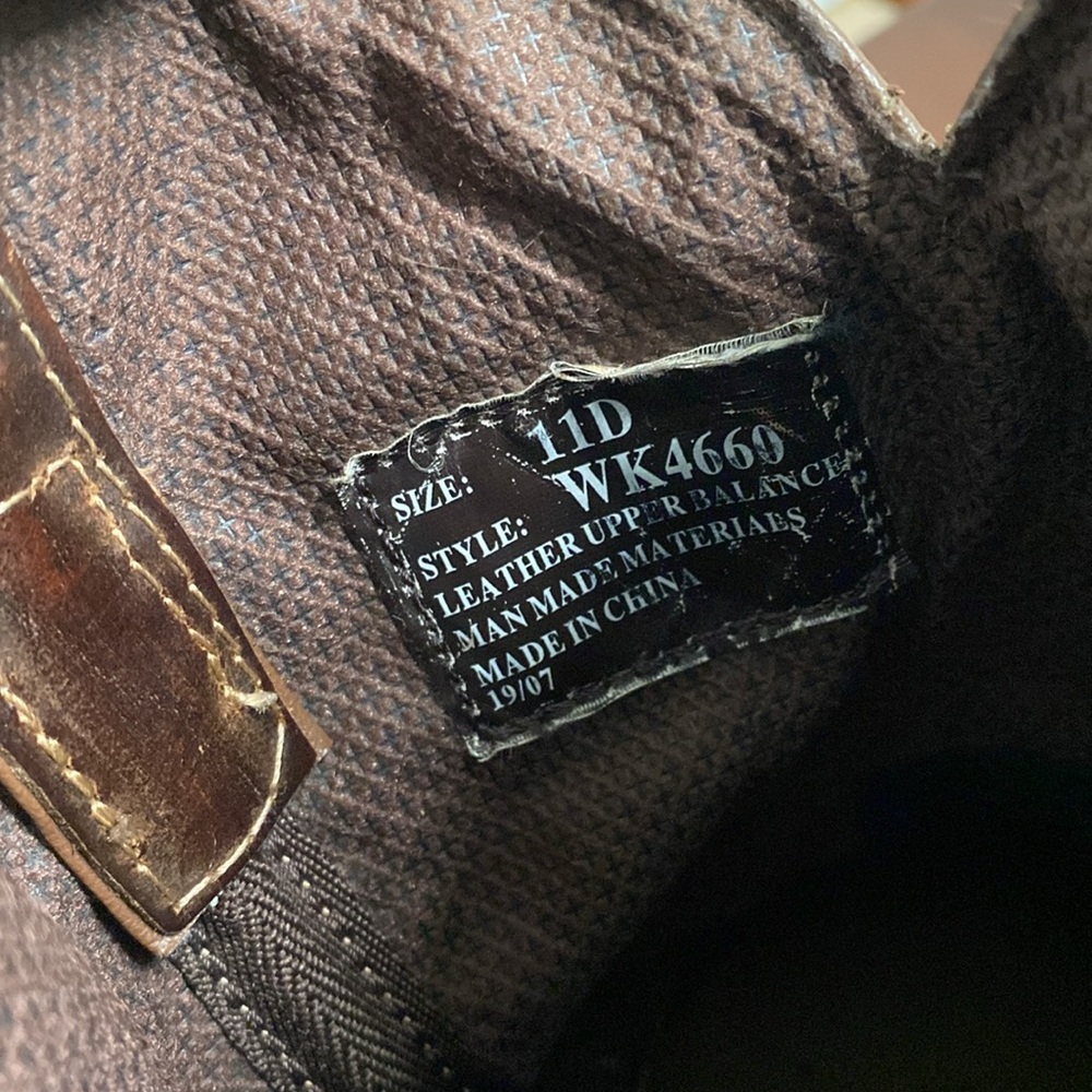 Justin Original Work Boots - Men Sz 11D - Picture 10 of 14